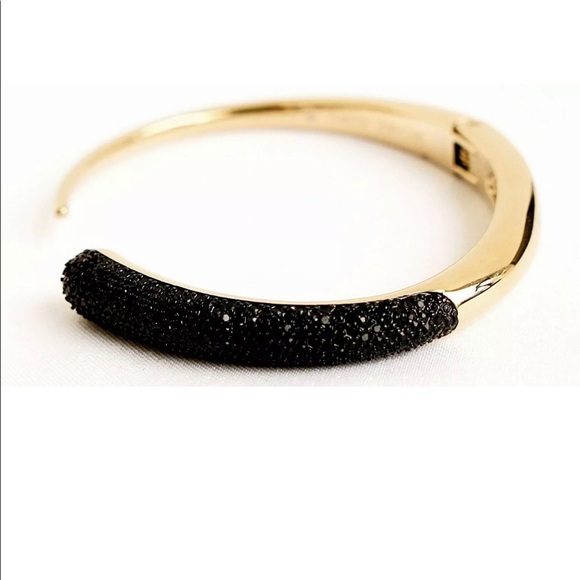 Michael Kors Black Pave’ Gold-Tone Bracelet - Picture 2 of 6